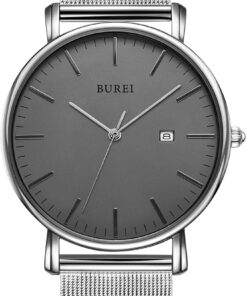 BUREI Men's Minimalist Watch