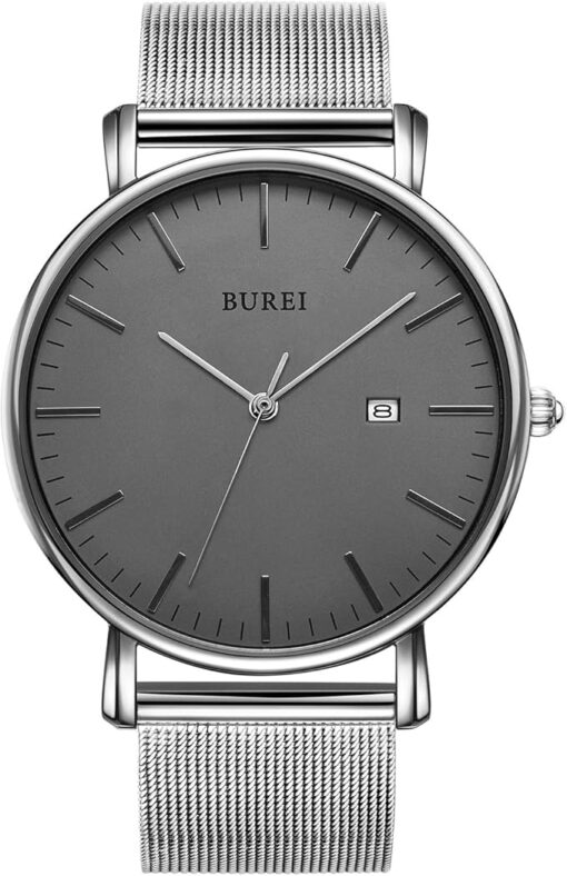 BUREI Men's Minimalist Watch